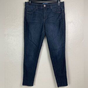 Democracy Ab Solution Skinny Jeans 34x29 Women's 14 dark wash stretch